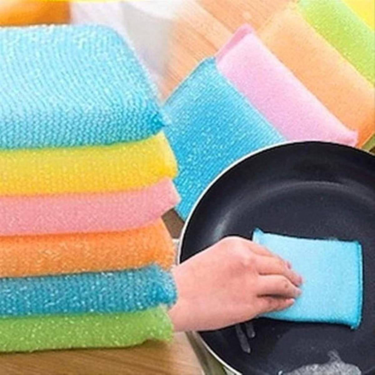 8a4508d94c5ad2d4006ce91bd2b7715e majoniSoft Sponge Dish Washer Pad (4 pcs) Multicolor - Image 1