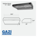 HY 918CT   Gazi Smiss Kitchen Hood