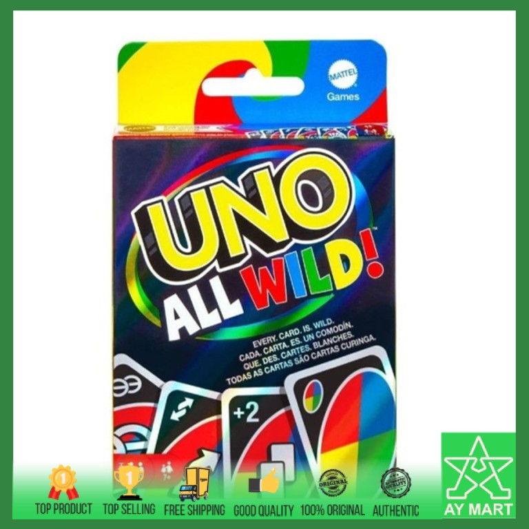 93e0958ec162a8f0b829754dadb8afde UNO All Wild! Edition: Fast Paced Card Game with Every Card - Image 1