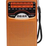Meier M 9321 pocket Radio Portable 3 Band AM FM SW Rechargable