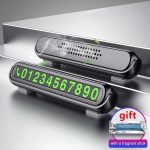 Luminous Car Number Card Plate  Air Freshener  Car