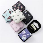 Girls Portable Sanitary Napkin Bag  Waterproof Makeup Storage Bag