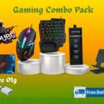 Free Fire Gaming Combo Pack [ Single Hand Kyeboard