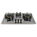 Gazi EG B712S Stainless Steel Double Burner Gas Stove LPG or NG
