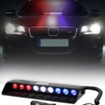 New Dashboard 9 led car emergency 3 color (red white