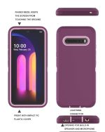 LG V60 ThinQ 5G Phone Back Cover Case Hard PC Frame Case - Image 3