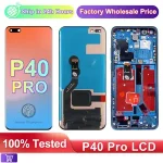 6.58 P40 Pro Screen Replacement Huawei P40 Pro LCD Display ELS NX9 ELS N04 Touch Screen Digital with Fingerprint +Frame Bangladesh (New)