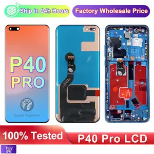 A76912682296c4687b170fbe7cf4b3ce67_300x300q75 6.58 P40 Pro Screen Replacement Huawei P40 Pro LCD Display ELS NX9 ELS N04 Touch Screen Digital with Fingerprint +Frame Bangladesh (New) - Image 1