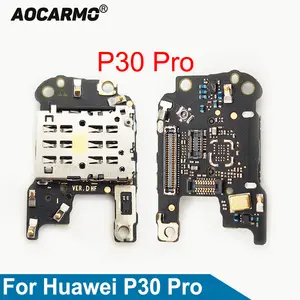 H491583e5f1e64f8e994e4ae839d01e54D_300x300q75 Aocarmo SIM Card Reader Holder Slot With Mic Microphone Flex Cable Connector Circuit Board Huawei P30 Pro Bangladesh (New) - Image 1