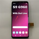Same as picture Defect but work AMOLED Line dot Samsung S9 G960 G960F Lcd Display Touch Screen Digitizer No Frame Bangladesh (New)
