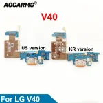 Aocarmo LG V40 ThinQ Type C USB Charger Dock Charging Port Connector Bottom Mic Microphone Circuit Board Flex Cable Bangladesh (New)