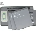 Ciszean 3x 3.7V 1200mAh BL 6F Phone Replacement Battery +Universal Charger Nokia N78 N79 N95 6788 6788I BL6F batteries Bangladesh (New)