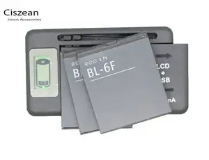 HTB1DaA_mrGYBuNjy0Foq6AiBFXaY_300x300q75 Ciszean 3x 3.7V 1200mAh BL 6F Phone Replacement Battery +Universal Charger Nokia N78 N79 N95 6788 6788I BL6F batteries Bangladesh (New) - Image 1