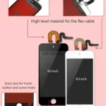 AAA+ LCD iPod Touch 4 5 6 LCD Touch Screen Digitizer Assembly iPod Touch 5 6 Screen No Dead Pixels Bangladesh (New)