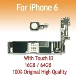 iPhone 6 (4.7inch) Motherboard with Touch ID Fingerprint iOS 4G Lte 16 / 32 / 64 / 128GB Mainboard Original Logic Board Bangladesh (New)