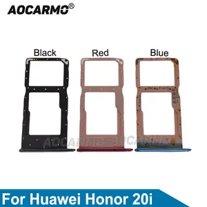 Had03ffe1e8a946b3b497fe9cf00ae1c6b_300x300q75 Aocarmo SD MicroSD Holder Nano Sim Card Tray Slot Huawei Honor 20i Replacement Parts Bangladesh (New) - Image 1