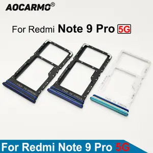 Hecec218dfaad498bb5637e167b5db14ak_300x300q75 Aocarmo Xiaomi Redmi Note 9 Pro 5G Green Blue Grey Sim Card SIM Tray Slot Holder Replacement Parts Bangladesh (New) - Image 1