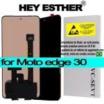 AMOLED Motorola Moto Edge 30 LCD Display Touch Panel Screen Digitizer Assembly Moto Edge30 XT2203 1 LCD With fingerprint Bangladesh (New)