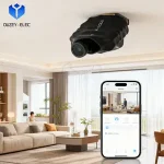Mini Security Surveillance Camera 1080P/2K/4K Resolution Adjustable Ultra Clear WiFi Wireless Monitor Camera 5x Zoom App Control Bangladesh (New)