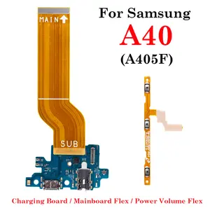 S0162c1bbce9d4ba1b5855369b26ef738d_300x300q75 Good Power On Off Volume Button Main Mother Board Flex Cable USB Charging Port Board Samsung A40 SM A405FN/DS A405 A405F Bangladesh (New) - Image 1