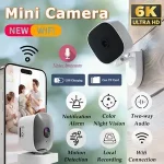 6KHD Mini Security Camera Color Night Vision WiFi Monitor Motion Detect Surveillance IP65 Waterproof With Two Way Audio New Bangladesh (New)