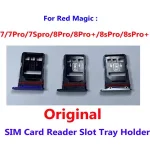 Original Best SIM Card Reader Slot Tray Port Holder ZTE Nubia Red Magic 7 8 pro 7s pro 8S pro plus Phone Bangladesh (New)