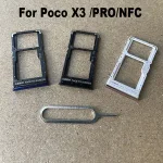 Xiaomi POCO X3 PRO Sim Card Tray Slot Holder Socket Adapter Connector Repair Parts Replacement Bangladesh (New)