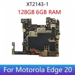 Motorola Moto Edge 20 XT2143 1 Motherboard Mobile Electronic Panel Mainboard Circuits With Chips Plate 6GB And 128GB Bangladesh (New)