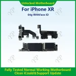 iPhone XR 64g/128g With Face ID Unlocked Motherboard Cleaned iCloud Fully Tested Normal Working Mainboard Support Update Bangladesh (New)