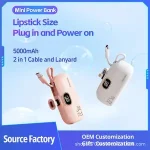 30000mAh Wireless Power Bank Mini Capsule Capsule Fast Charging Mobile Power Supply Emergency External Battery Type c iPhone Bangladesh (New)