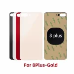 Back Glass+3M glue IPhone 8 8Plus Back Cover Glass Fast Replacement High Quality Housing Battery Cover Big Hole Rear Glass Bangladesh (New)