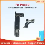 Working Cleaned iCloud Motherboard iPhone 13 128g 256g With Face ID Unlocked Logic Board Placa Support iOS Update Bangladesh (New)