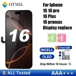 iPhone 16 Pro Max LCD 16Pro Display 3D Touch Digitizer Assembly 16Plus Soft OLED iPhone 16 Pro Screen Replacement Parts Bangladesh (New)