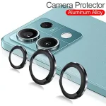 Aluminum Alloy Camera Ring Xiaomi Redmi Note 13 Note13 5G Tempered Glass Lens Protective Cover redmy readmi 13 Pro Plus Bangladesh (New)