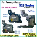 USA/EU Version Samsung Galaxy 5G S23 S911U S911B S23 Ultra S918U S918B S23 Plus S916B S916U Unlocked Motherboard Logic Board Bangladesh (New)