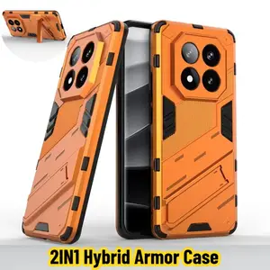 S10bbc3dcca9c4e789d41592b6d92f7a94_300x300q75 2IN1 Hybrid Armor Magnetic Hard Phone Case Xiaomi Redmi Note 15 14 Pro Plus 4G 5G Shockproof Matte Bracket Protective Cover Bangladesh (New) - Image 1