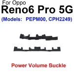 OPPO Reno 6 Pro Reno6 Pro 5G PEPM00 CPH2249 Power Volume Buttons Buckle On Off Power Volume Key Clip Buckle Flex Cable Parts Bangladesh (New)