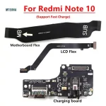 Xiaomi Redmi Note 10 4G USB Charging Port Mic Microphone Connector Main Motherboard And LCD Flex Cable Replacement Parts Bangladesh (New)