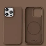 Original Liquid Silicone Magsafe Magnetic Case iPhone 17 Air 16E 16 15 14 13 Pro Max Plus Charging Skin friendly Cover Bangladesh (New)