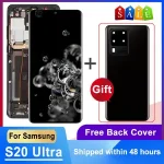Dynamic AMOLED 6.9 Samsung S20 Ultra LCD Display Touch Screen Digitizer Assembly Replacement SM G988B/DS G988 Model Bangladesh (New)