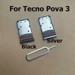 Tecno Pova 3 SIM Card Tray Slot Holder Adapter Socket Repair Parts Bangladesh (New)