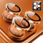 Metal Camera Ring Protector Cap Apple iPhone 17 Pro Max ProMax 17Pro 17ProMax AR+AF HD Rear Lens Glass With Mounting Support Bangladesh (New)