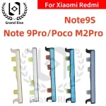 1  BackShell Phone Power Volume Side Button Key Xiaomi Redmi Note 9S Note9Pro PocoM2Pro External Volume Button + Power ON OFF Bangladesh (New)