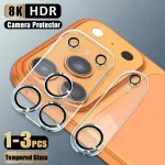 1 3 3D Camera Protector iPhone 17 Pro Max Lens Glass iPhone 17Pro 17 Air Tempered Glass Black Circle Protective Case Bangladesh (New)