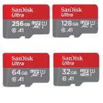 Sandisk Ultra Micro tf SD 128GB 32GB 64GB 256GB Micro tf SD Card SD/TF Flash Card Memory Card 128gb miniSD Phone reader Bangladesh (New)