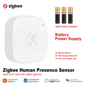 S21c03d11e97e4dc9b3e675558db53cf4v_300x300q75 Smart Life ZigBee 24G MmWave Radar Motion Sensor Human Presence Detector Battery Powered Breathing Monitor Home Automation Bangladesh (New) - Image 1