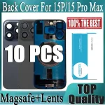 10 Rear Battery Door Back Glass iPhone 15 ProPre Installed Plate and Camera Frame iPhone 15 Pro Max Bangladesh (New)
