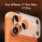 3 HD Transparent Matte Camera Protector IPhone 17 Pro Max 17 Pro Anti scratch Cover Clear Lens Tempered Glass Film Bangladesh (New)