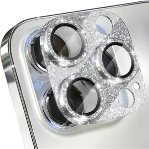 S27a53643b76c4c5cbfebe93a4da3409b7_300x300q75 Camera Lens Protector IPhone 16 15 14 Pro Max Plus 16Pro 15Pro IPhone16 Bling Glitter Tempered Glass Cover Accessory Bangladesh (New) - Image 1