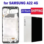 6.4'' Best Quality AMOLED LCD Replacement Samsung A22 4G Touch Screen Display SM A225F SM A225F/DS SM A225M Bangladesh (New)